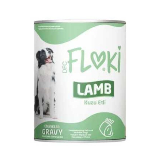 Floki Kuzulu Sos İçinde Yetişkin Köpek Konservesi 400gr
