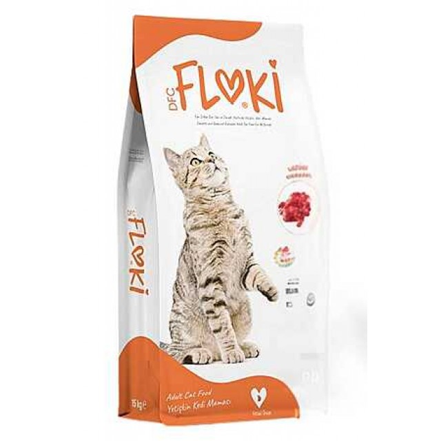 Floki Kuzulu Yetişkin Kedi Maması 15kg