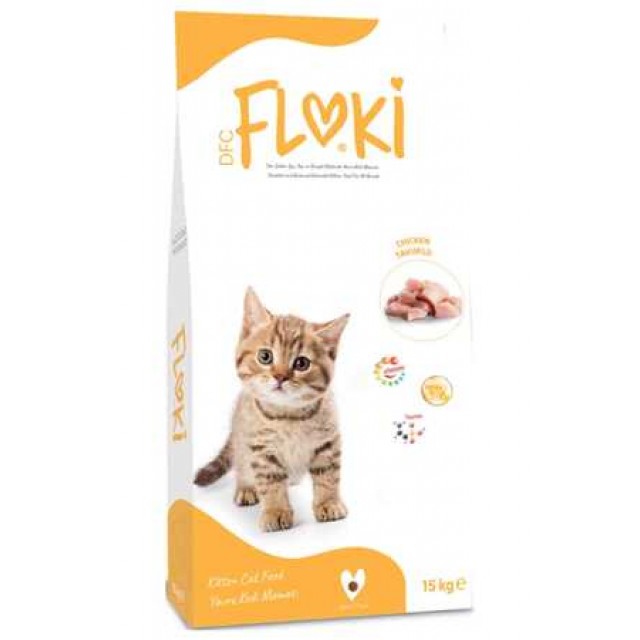 Floki Tavuklu Yavru Kedi Maması 15kg
