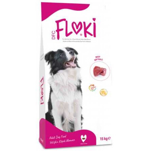 Floki Biftekli Yetişkin Köpek Maması 15kg