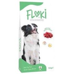 Floki Kuzulu ve Pirinçli Yetişkin Köpek Maması 15kg