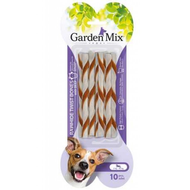 Garden Mix Dana Etli Burgu Çubuk Kemik 10lu