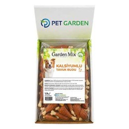 Garden Mix Kalsiyumlu Tavuk Budu Köpek Ödül Maması 1.5kg