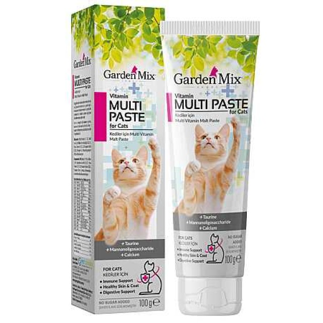 Garden Mix Yetişkin Kediler İçin Multivitamin Macun 100gr