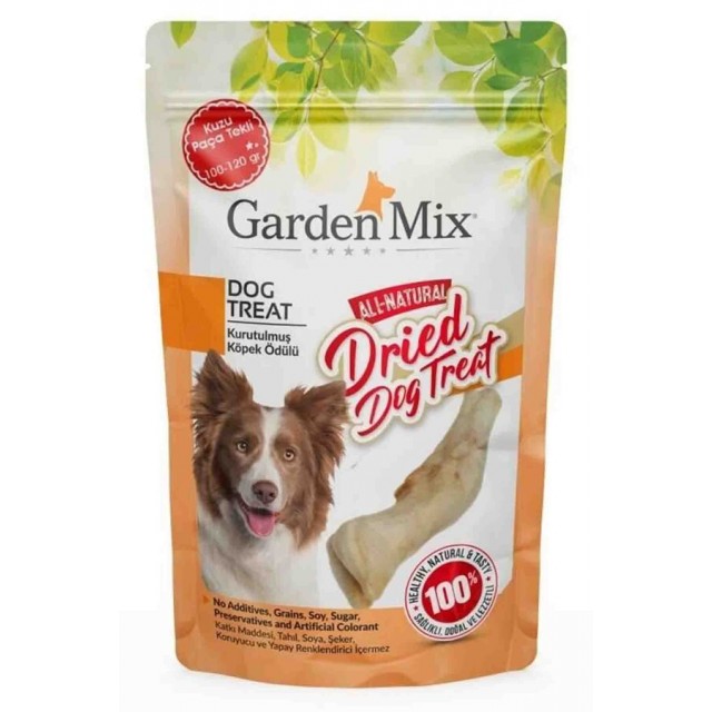 Garden Mix Kurutulmuş Kuzu Paça Tekli Köpek Ödülü 100gr