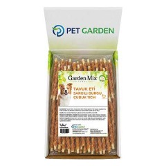 Garden Mix Tavuk Sargılı Burgu Çubuk Köpek Ödül Maması 11cm 1.5kg