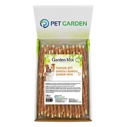 Garden Mix Tavuk Sargılı Burgu Çubuk Köpek Ödül Maması 11cm 1.5kg