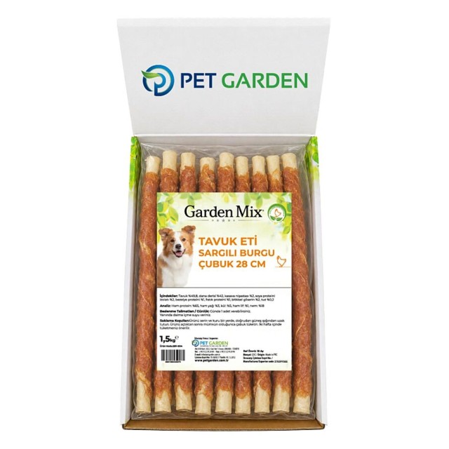 Garden Mix Tavuk Sargılı Çubuk Köpek Ödül Maması 28cm 1.5kg