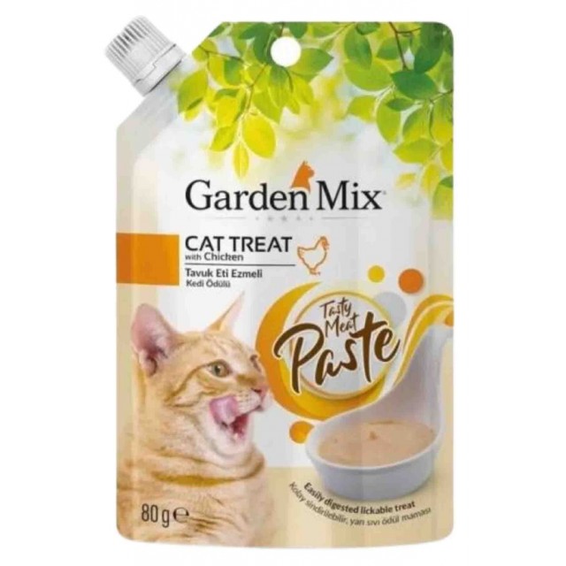 Garden Mix Tavuk Etli Ezme Kedi Ödül Maması 80gr