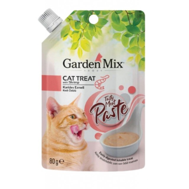 Garden Mix Tavuklu ve Karidesli Ezme Kedi Ödül Maması 80gr
