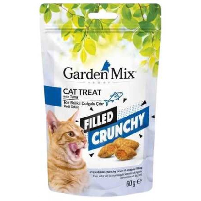 Garden Mix Ton Balıklı İçi Dolgulu Kedi Ödül Maması 60gr