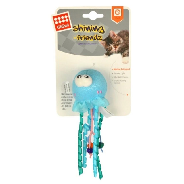 GiGwi Catnipli ve Işıklı Denizanası Kedi Oyuncağı