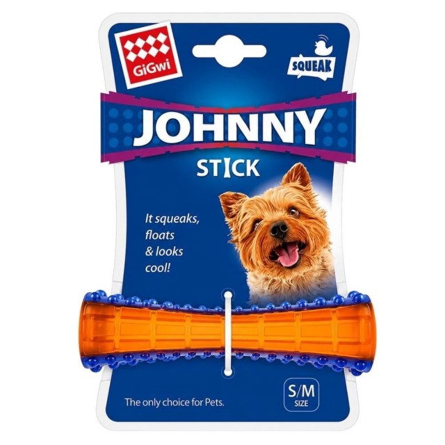 GiGwi Johnny Stick Sesli Plastik Kemik Köpek Oyuncağı 15 cm