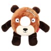 Gigwi Plush Friends Sesli Peluş Simit Ayı Köpek Oyuncağı