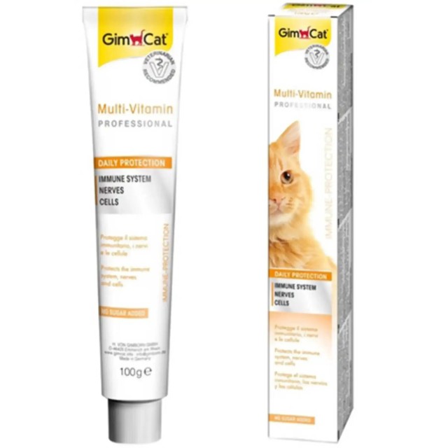 GimCat Kediler İçin MultiVitamin Macunu 100gr