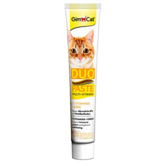 GimCat Multi-Vitamin Duo Paste Peynir + 12 Vitaminli 50gr