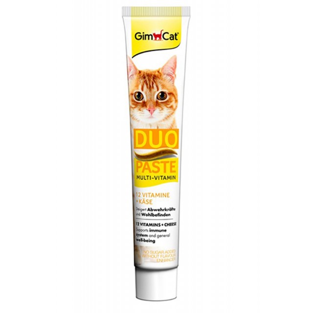 GimCat Multi-Vitamin Duo Paste Peynir + 12 Vitaminli 50gr