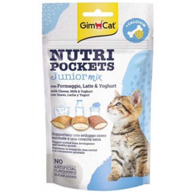 GimCat Nutripockets Mix Yavru Kedi Ödülü 60 gr