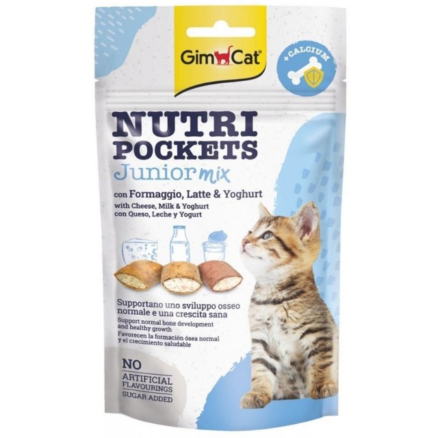 GimCat Nutripockets Mix Yavru Kedi Ödülü 60 gr