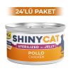 GimCat Shinycat Jöle İçinde Tavuklu Kısırlaştırılmış Kedi Konservesi 70 gr 24 Adet