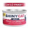 GimCat Shinycat Jöle İçinde Tavuklu ve Yengeçli Kedi Konservesi 70 gr 24 Adet