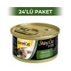 Gimcat Shinycat Tavuklu ve Çimenli Kedi Konservesi 70 gr 24 Adet