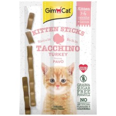GimCat Sticks Kitten Hindili Tahılsız Yavru Kedi Ödülü 3x5 Gr