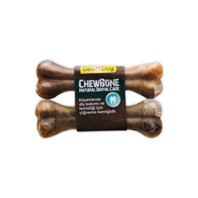 GimDog Mordimi Naturel Press Kemik 14cm 2li