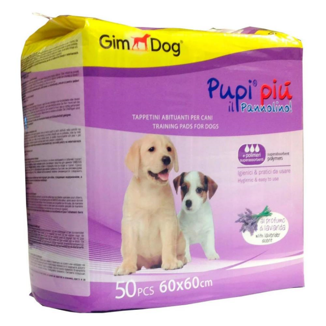 GimDog Pupi Piu Lavanta Kokulu Evcil Hayvan Tuvalet Eğitim Pedi 60x60 cm 50'li