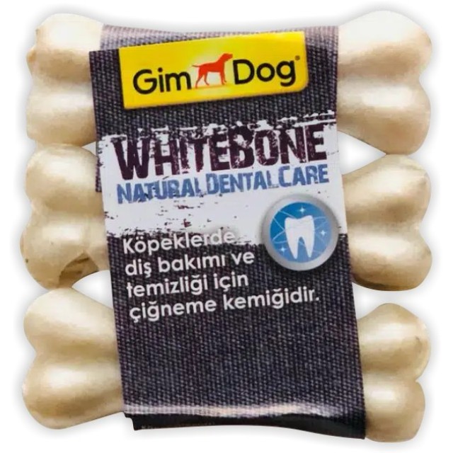 Gimdog Sütlü Press Dental Köpek Ödül Kemiği 9 Cm 3 lü