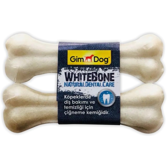 GimDog White Bone Press Kemik 14 Cm -120 Gr ( 2'li Paket )