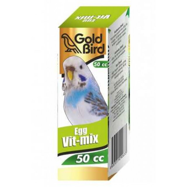 Gold Bird Egg Vit-Mix Kuşlar İçin Yumurta ve Üretim Desteği 50ml