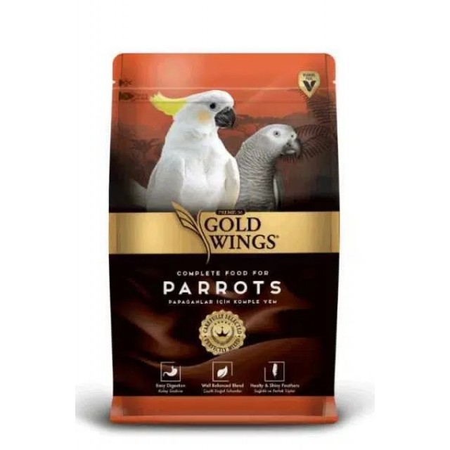 Gold Wings Premium Papağan Yemi 750 Gr