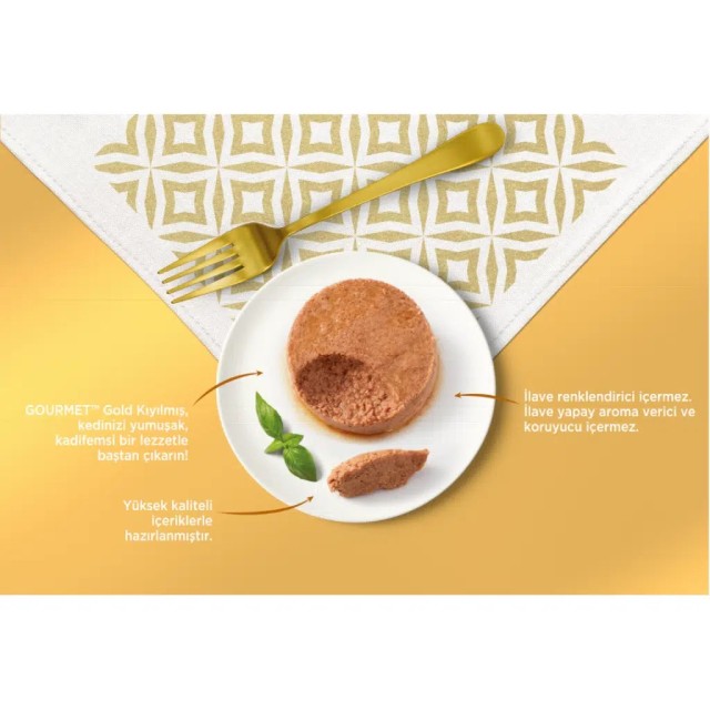 Gourmet Gold Kıyılmış Karışık Kedi Konserve Maması 8 Al & 6 Öde 680 Gr