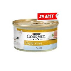 Gourmet Gold Kıyılmış Ton Balıklı Yetişkin Kedi Konservesi 85gr (24 Adet)
