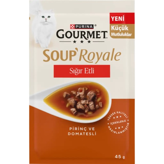 Gourmet Soup Royale Sığır Etli Kedi Çorbası 45 Gr 30 Adet