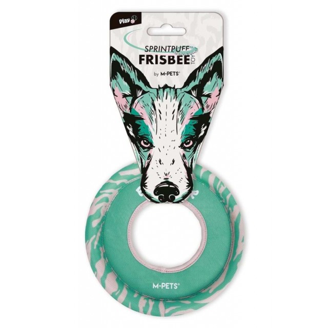 M-Pets Sprintpuff Frisbee Köpek Oyuncağı Pembe Yeşil