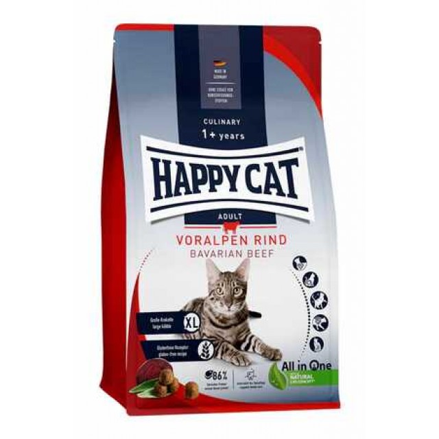 Happy Cat Culinary Voralpen Rind Biftekli Yetişkin Kedi Maması 4kg