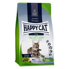 Happy Cat Culinary Weide Lamm Kuzu Etli Yetişkin Kedi Maması 4kg