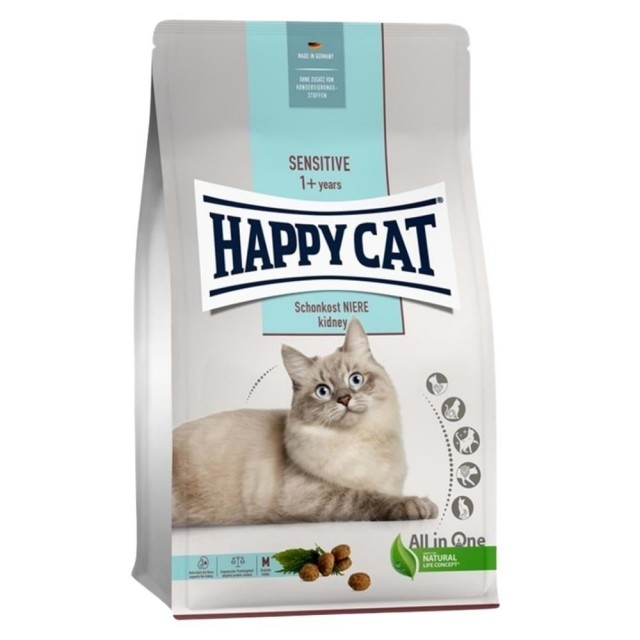 Happy Cat Sensitive Renal Böbrek Sağlığı Destekleyici Kümes Hayvanlı Yetişkin Kedi Maması 4 kg
