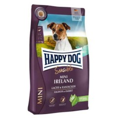 Happy Dog Mini Ireland Seçici Köpekler İçin Somonlu ve Tavşanlı Küçük Irk Yetişkin Köpek Maması 4kg