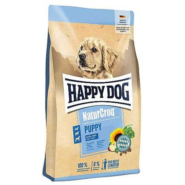 Happy Dog NaturCroq Orta ve Büyük Irk Yavru Köpek Maması 15kg
