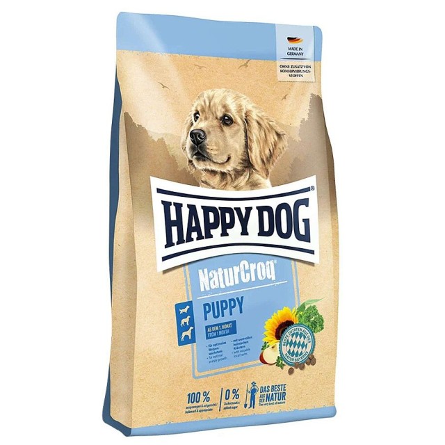 Happy Dog NaturCroq Orta ve Büyük Irk Yavru Köpek Maması 15kg