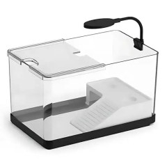 Haqos Turtle Simple 30 Ledli Plastik Kaplumbağa Bahçesi 30x19x18,5Cm