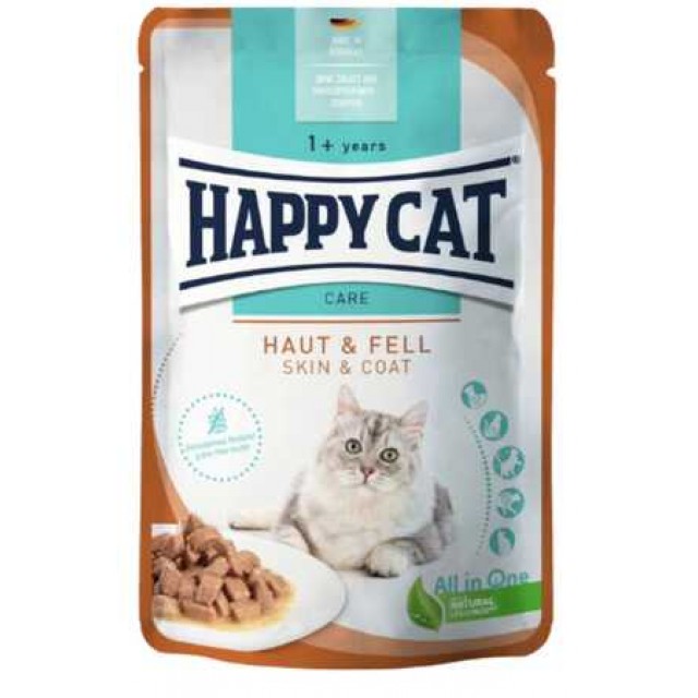 Happy Cat Sensitive Deri ve Tüy Sağlığı Destekleyici Kedi Yaş Maması 85gr