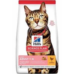 Hills Light Düşük Kalorili Tavuklu Yetişkin Kedi Maması 3kg