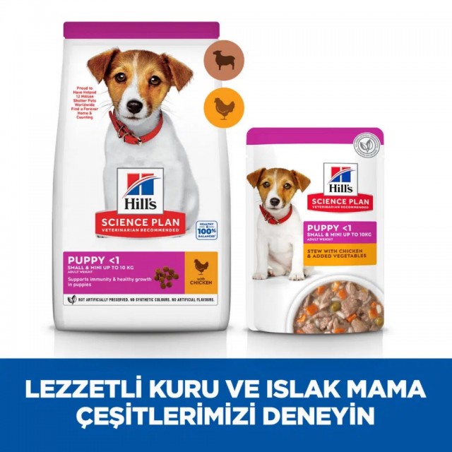 Hill's SCIENCE PLAN Kuzulu & Pirinçli Küçük ve Mini Irk Yavru Köpek Maması 6 Kg