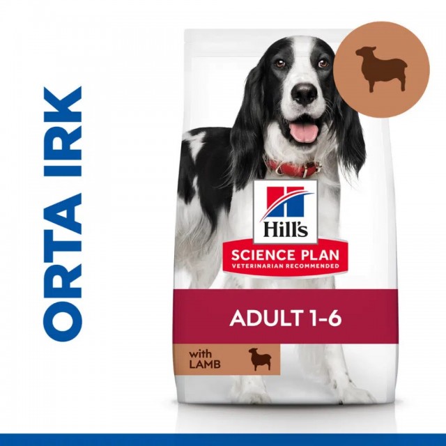 Hill's SCIENCE PLAN Kuzulu ve Pirinçli Orta Irk Yetişkin Köpek Maması 14 Kg