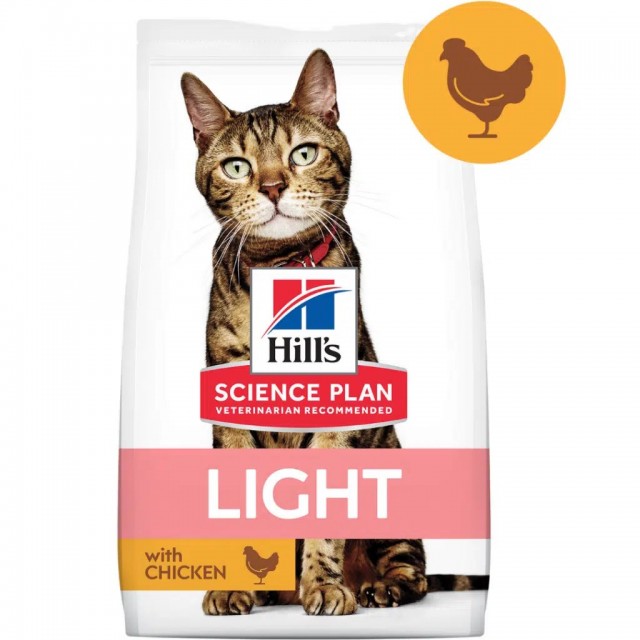 Hill's SCIENCE PLAN Light Tavuklu Yetişkin Kedi Maması 1.5 Kg