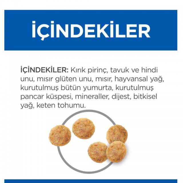 Hill's SCIENCE PLAN Mide ve Deri Hassasiyeti Tavuklu Yetişkin Kedi Maması 1.5 Kg